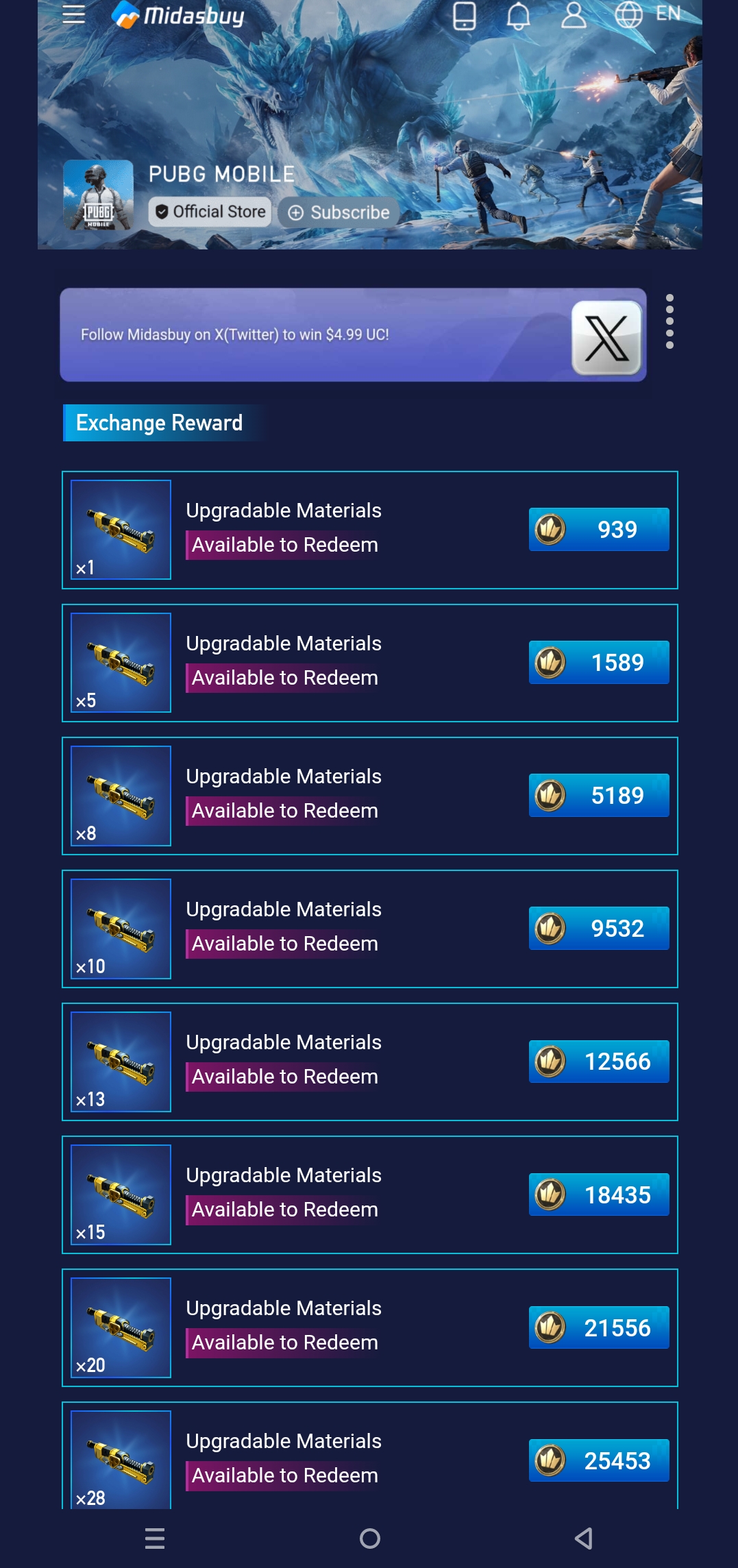 MIDASBUYxMATERIAL 2