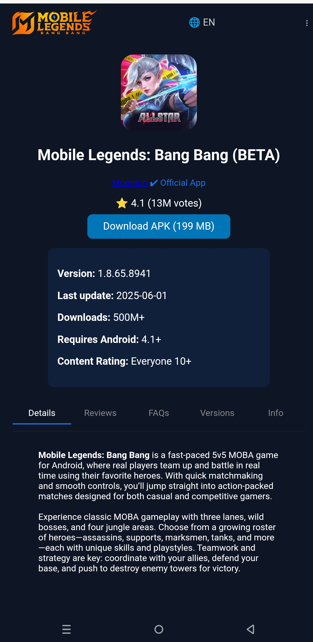 BETA MLBB