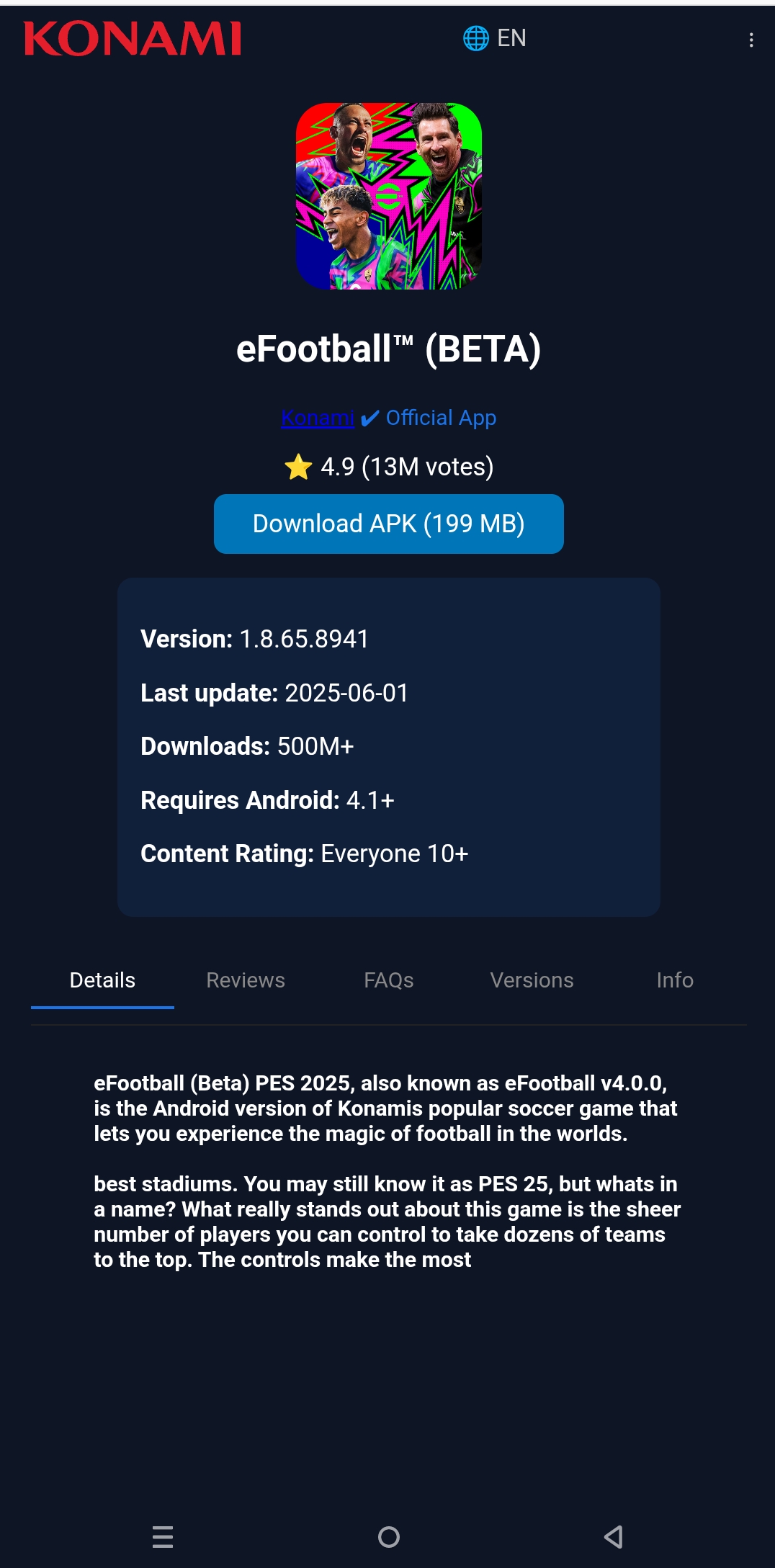 EFB BETA